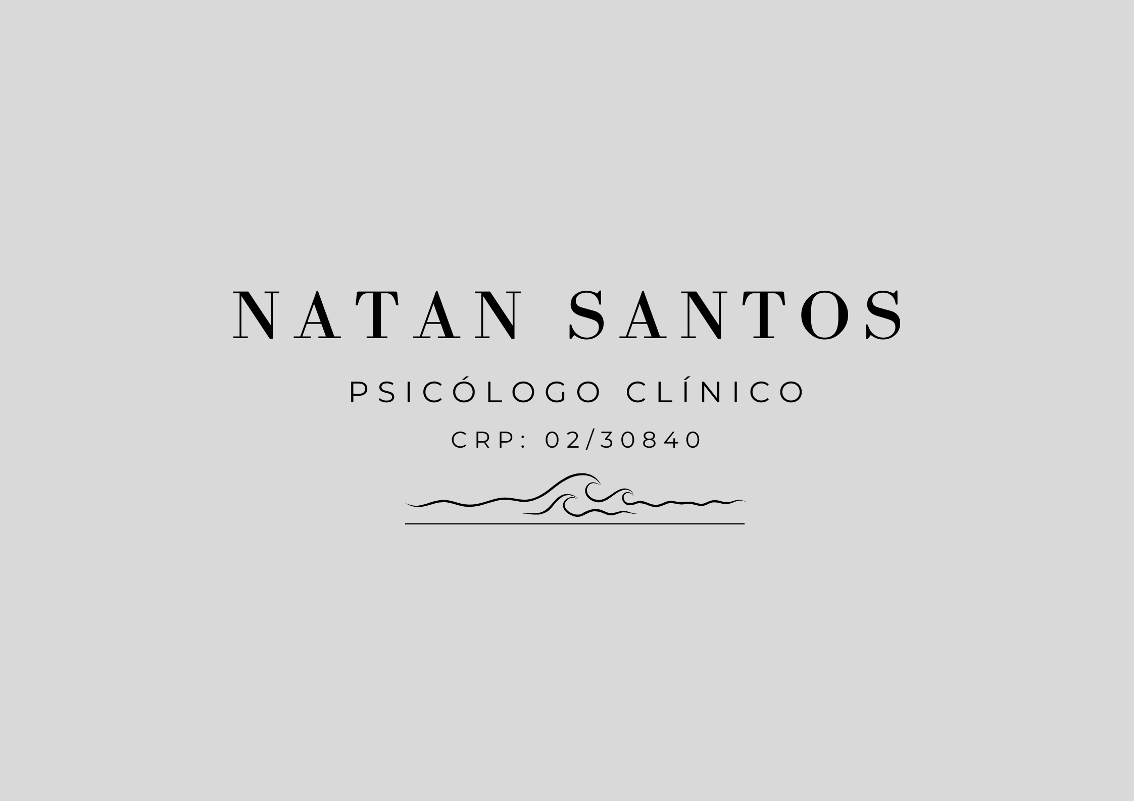 Registro Profissional do Psicólogo Natan Santos - CRP 02/30840 - Conselho Regional de Psicologia